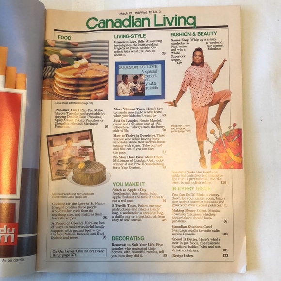 CANADIAN LIVING, MARCH 21,1987. -HOWIE MANDEL VINTAGE Canadiana 134 pages - #226 - Picture 3 of 12